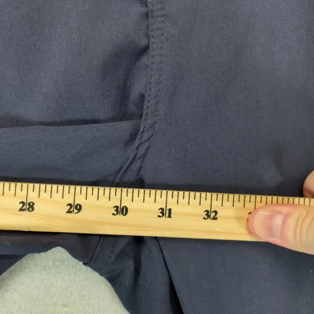 Original Weatherproof Vintage Navy Nylon Cargo Chino Pants Men's 40x30 Stretch‎
